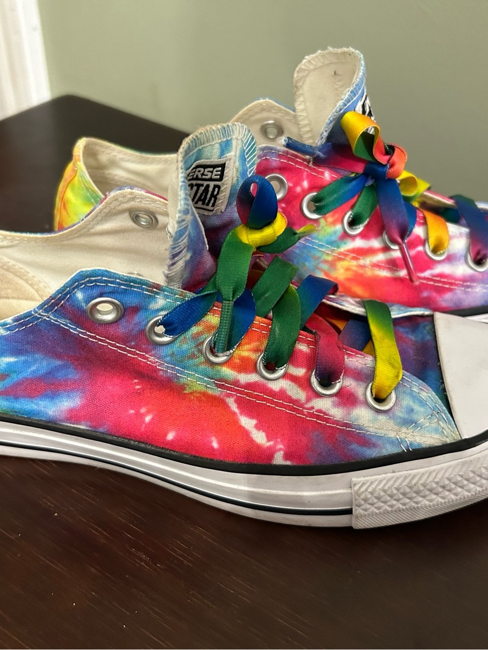 Converse unisex' Low Top Tie-Dye Sneakers - Multi